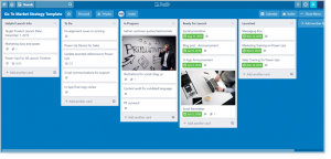 Trello marketing template